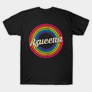 Azucena - Retro Rainbow Faded-Style T-Shirt